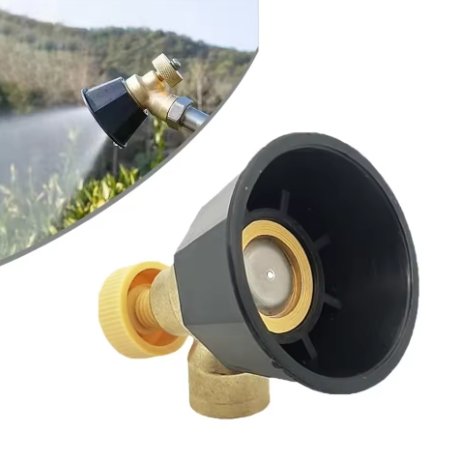 Black Cyclone Turbo High-Pressure Nozzle Adjustable Windproof Sprayer - Image 6