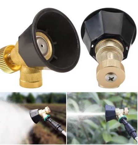 Black Cyclone Turbo High-Pressure Nozzle Adjustable Windproof Sprayer - Image 5
